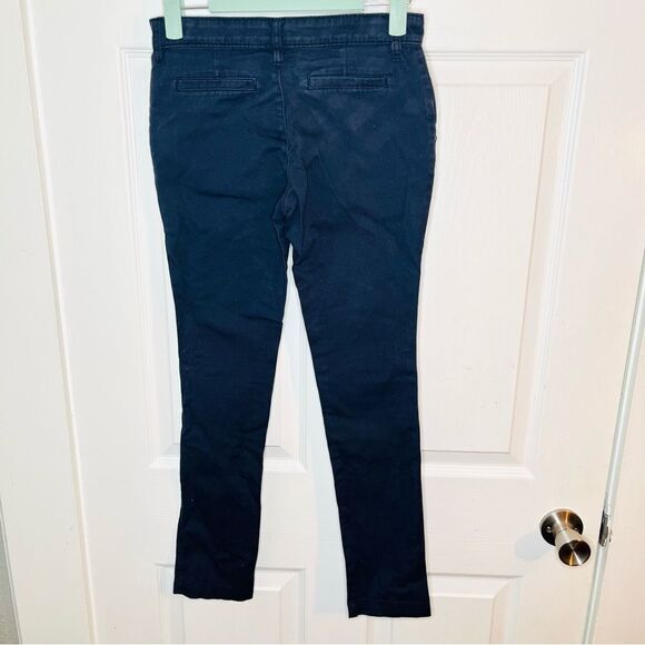 Old Navy Casual Navy Blue Pants Slim Uniform Pants Girls 12 - Picture 6 of 10